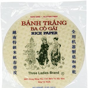 Three Ladies Brand Spring Roll Rice Paper Wrappers for Dumplings